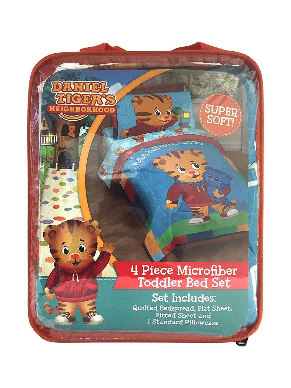 Daniel Tiger Bedding (Blue Toddler Bed)