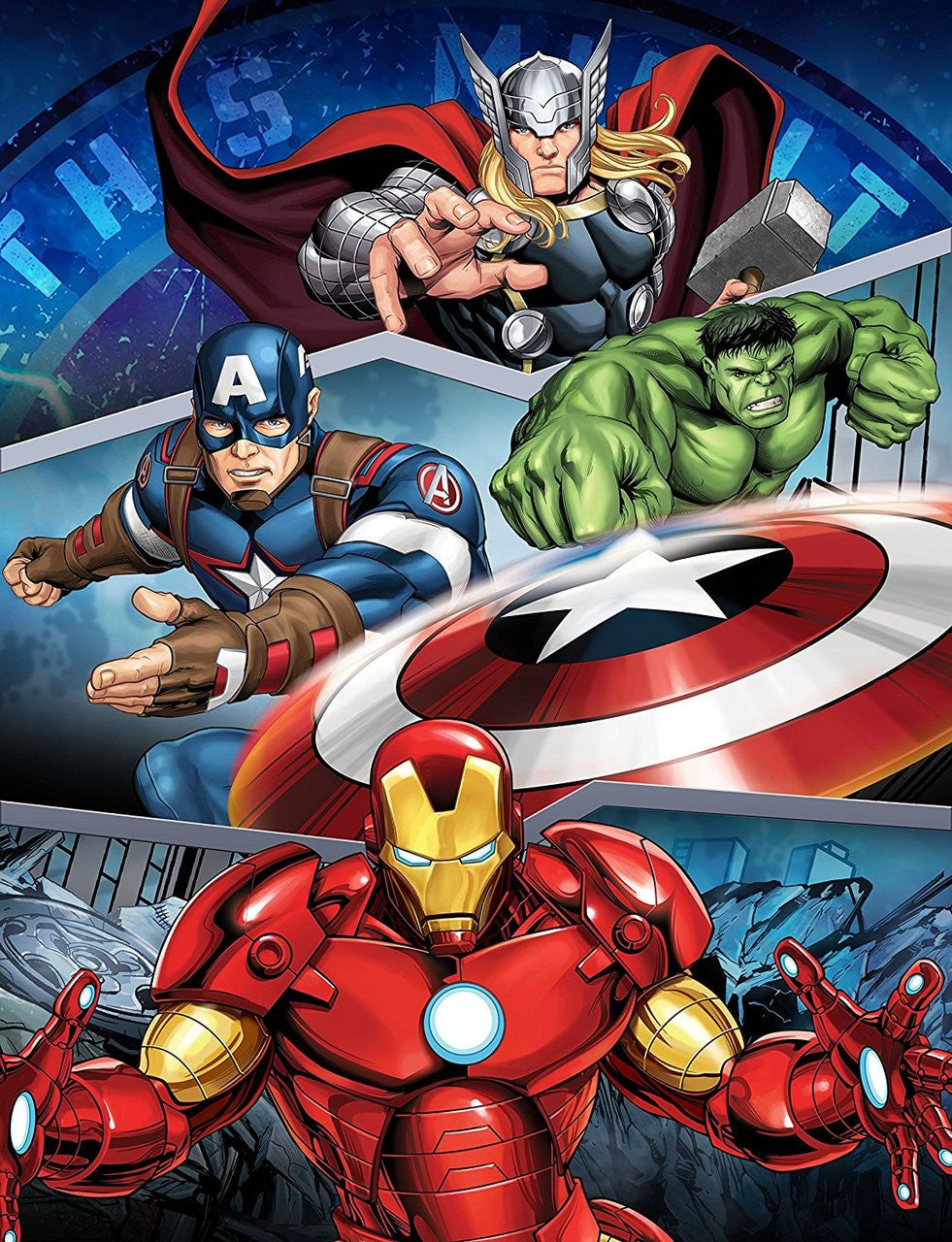 Marvel Avengers 'Destroyer' Plush Throw