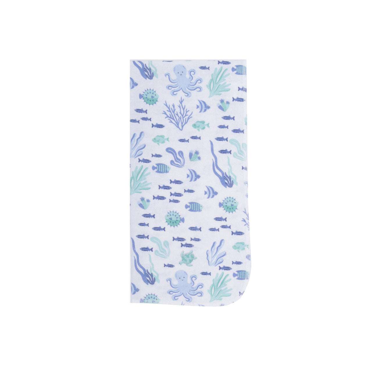 EVERYDAY KIDS 12 Pack Burp Cloths - Ocean/Boats/Whales