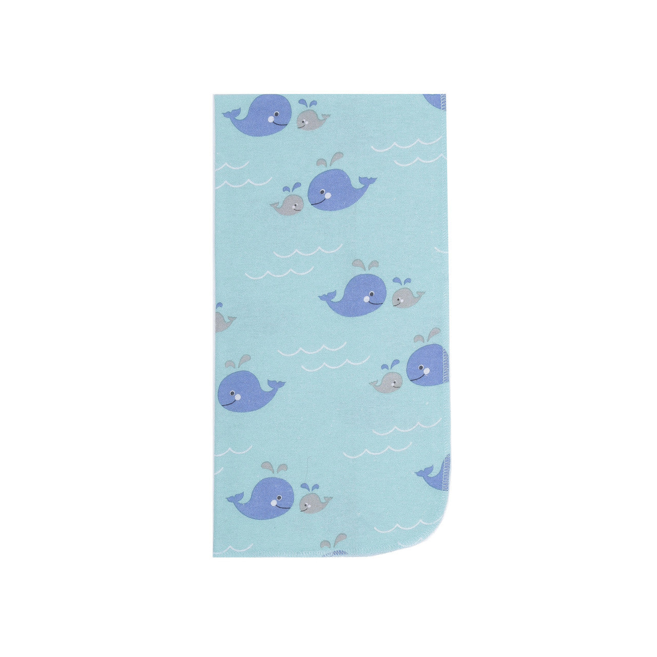 EVERYDAY KIDS 12 Pack Burp Cloths - Ocean/Boats/Whales