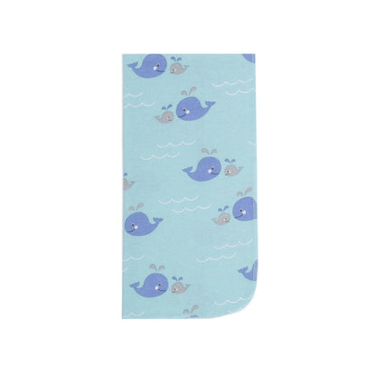 EVERYDAY KIDS 12 Pack Burp Cloths - Ocean/Boats/Whales