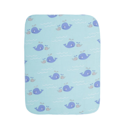 EVERYDAY KIDS 12 Pack Burp Cloths - Ocean/Boats/Whales