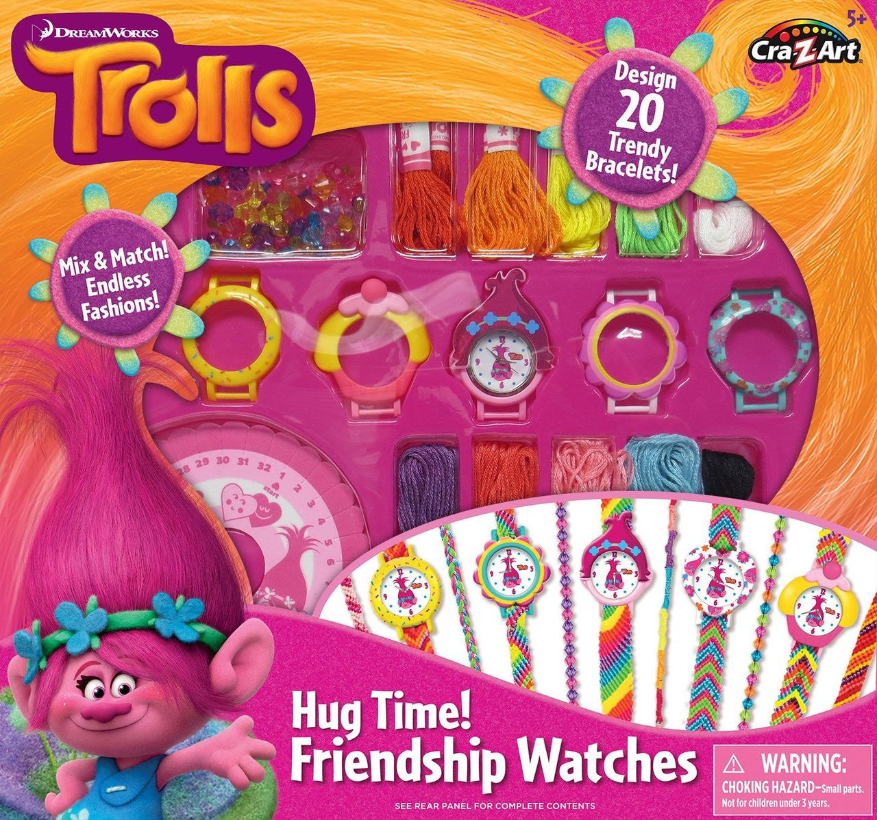 Cra-Z-Art Trolls Friendship Watches Building Kit