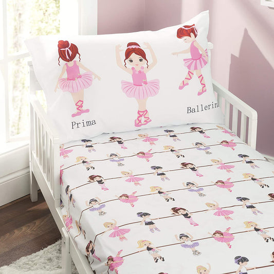 Everyday Kids  Ballerina Toddler Sheet Set