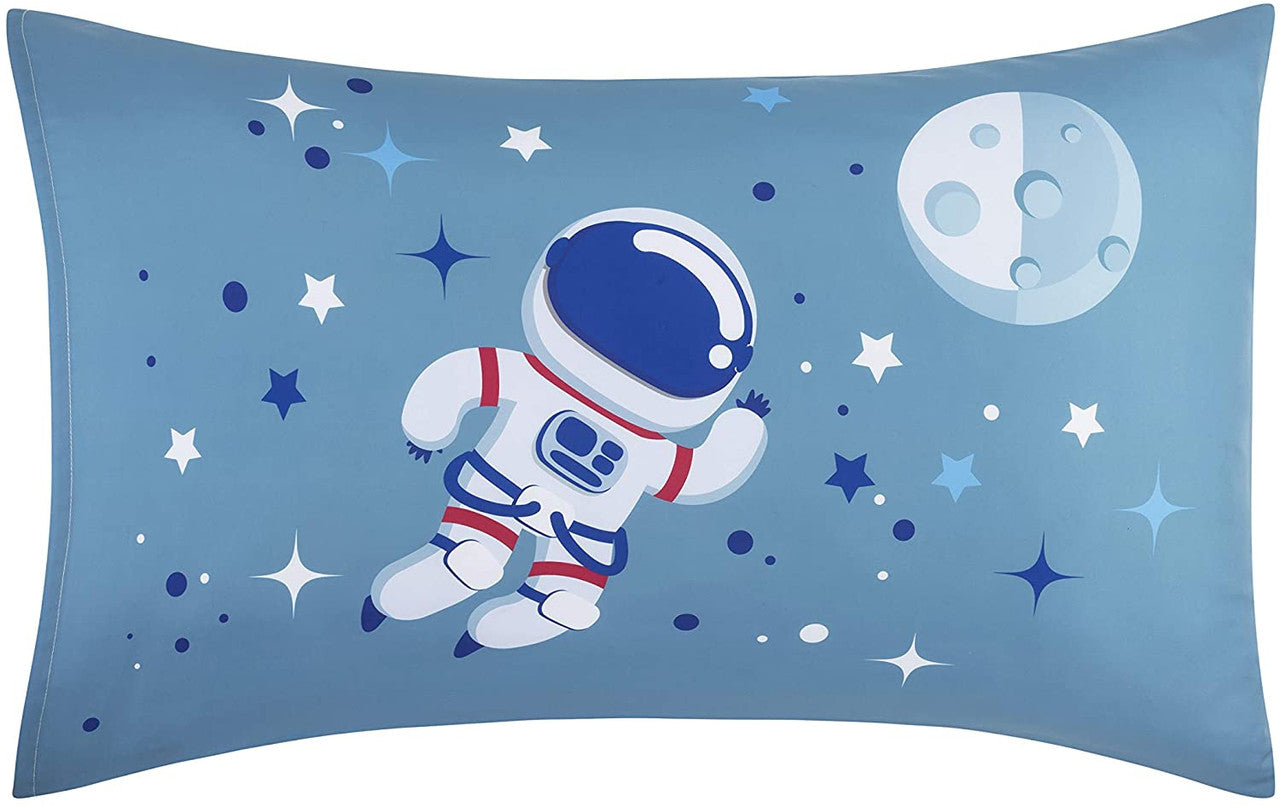 Everyday Kids 2 Piece Toddler Sheet Set - Outer Space Adventures