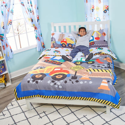 Everyday Kids Construction Twin/Full Size Bed Comforter
