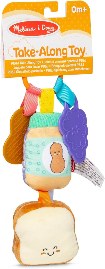 Melissa & Doug PB&J Take-Along Pretend Play Food Sandwich Toy