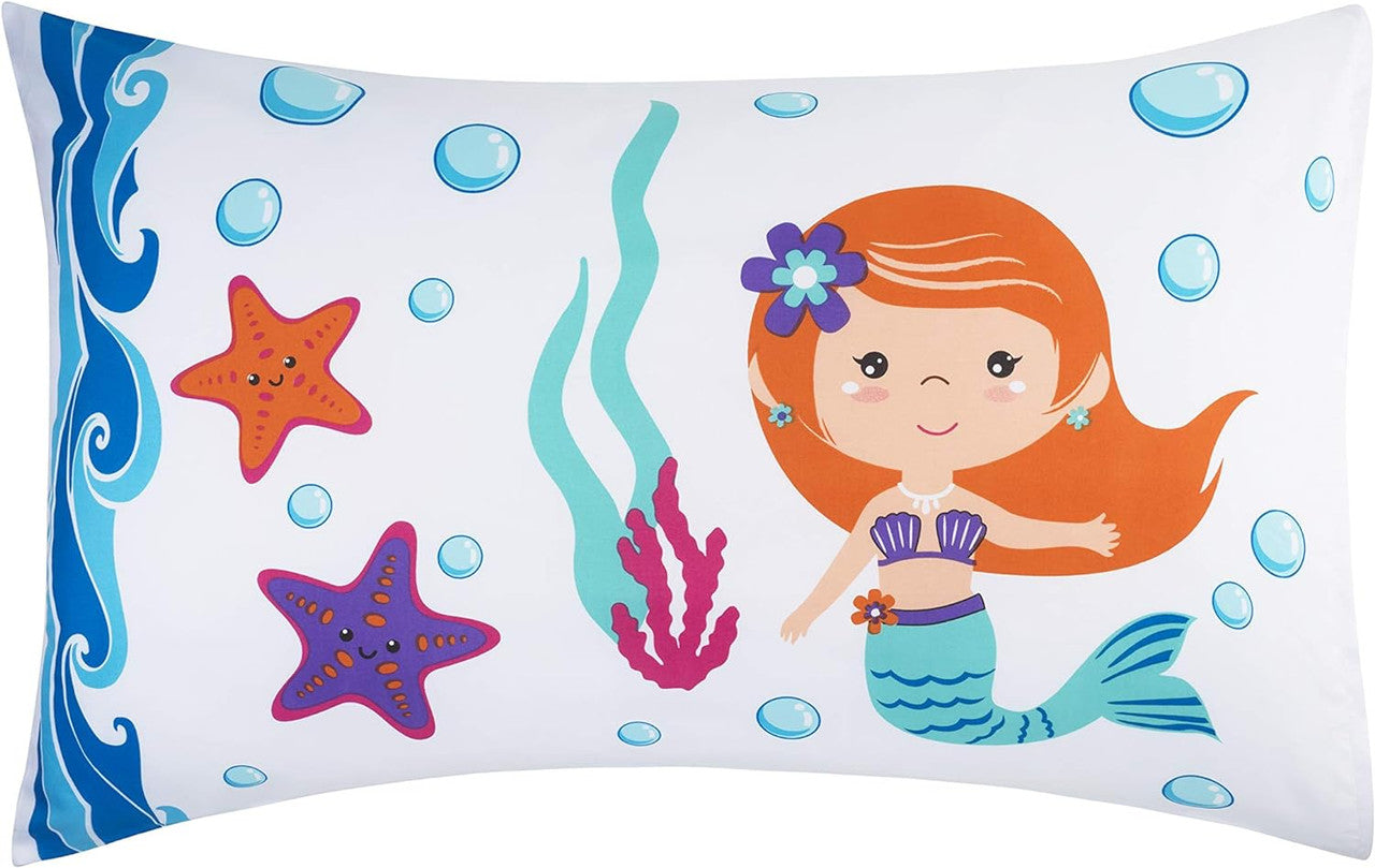 Everyday Kids Mermaid 3PC Twin Size Bed Sheet Set