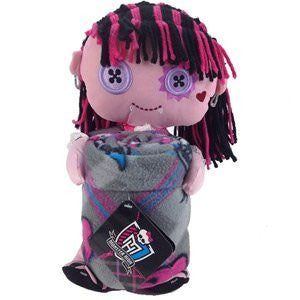 Monster High Draculaura Plush Pillow w/ Throw Blanket