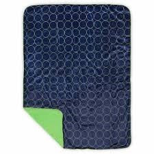 Bananafish Minky Baby Blanket (Navy Blue)