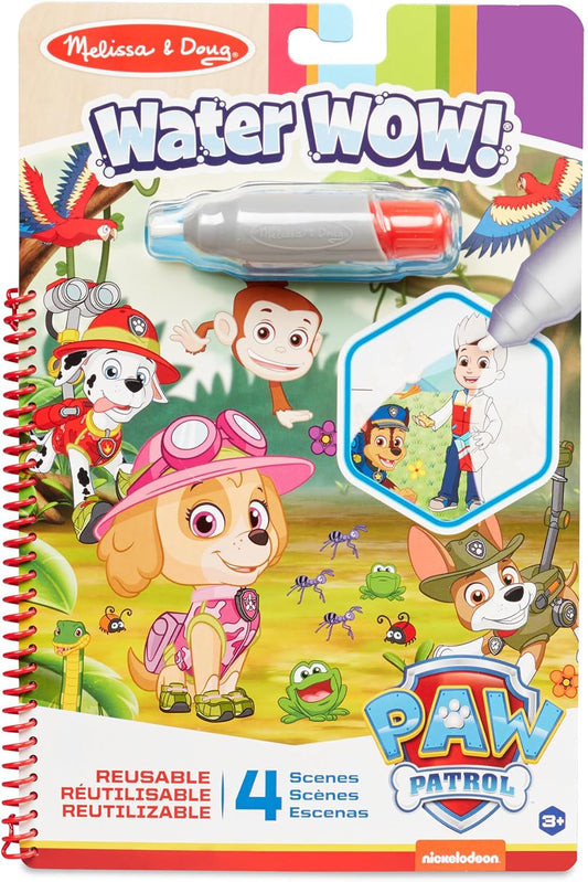 Melissa & Doug PAW Patrol Water Wow! Skye Water Reveal Travel Activity Book, Reusable Coloring Pad for Kids Ages 3+