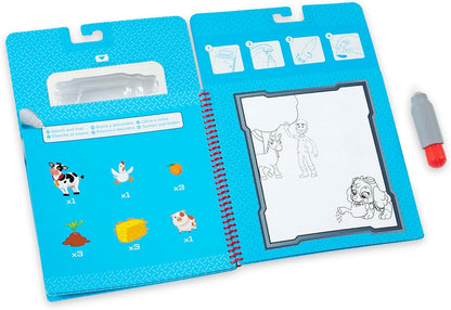 Melissa & Doug PAW Patrol Water Wow! Skye Water Reveal Travel Activity Book, Reusable Coloring Pad for Kids Ages 3+