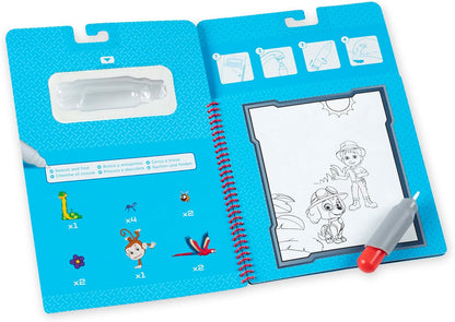 Melissa & Doug PAW Patrol Water Wow! Skye Water Reveal Travel Activity Book, Reusable Coloring Pad for Kids Ages 3+