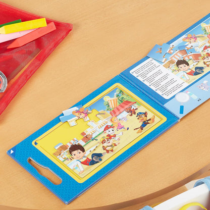 Melissa & Doug PAW Patrol Take-Along Magnetic Jigsaw Puzzle Set, 2 x 15 Pieces, Travel Activity Toy for Kids Ages 3+