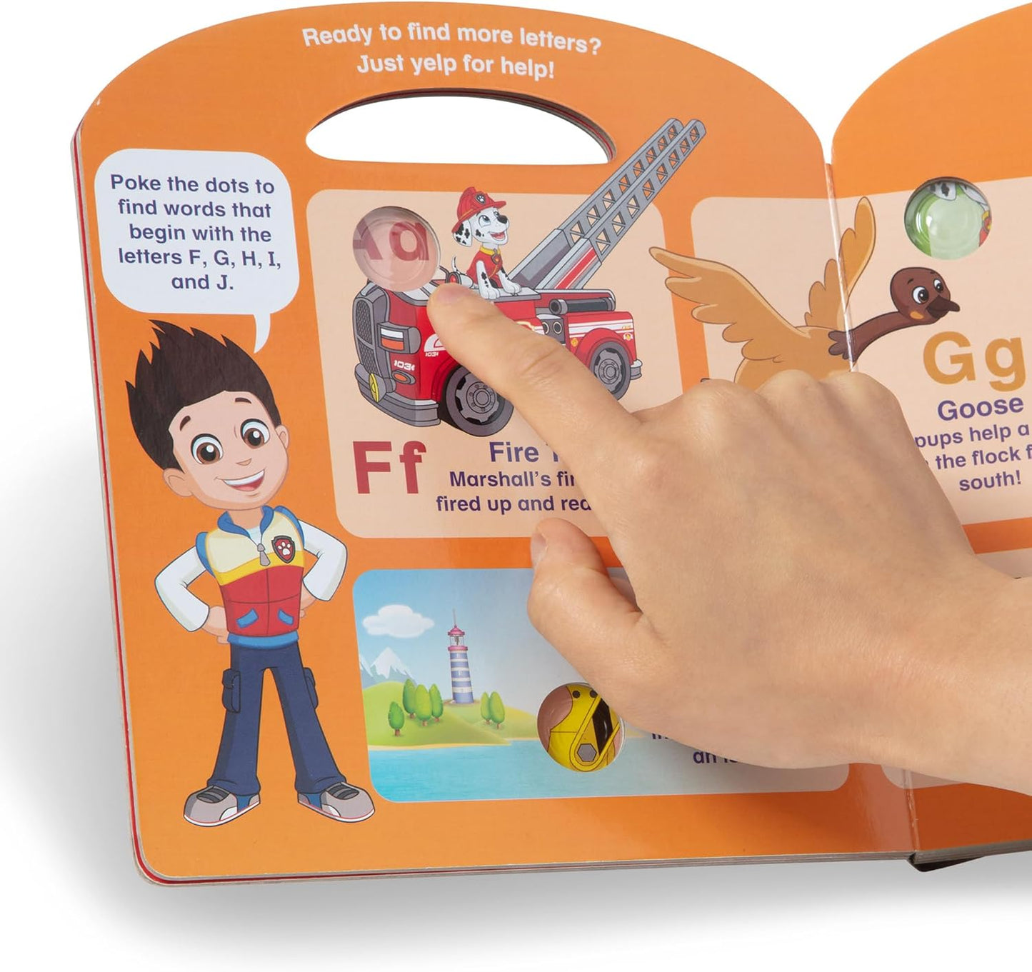 Melissa & Doug PAW Patrol Poke-A-Dot Alphabet Adventure Children’s Book, Interactive ABC Learning Toy for Kids