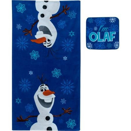 Disney Frozen 'Olaf' Bath Towel & Wash Cloth Set