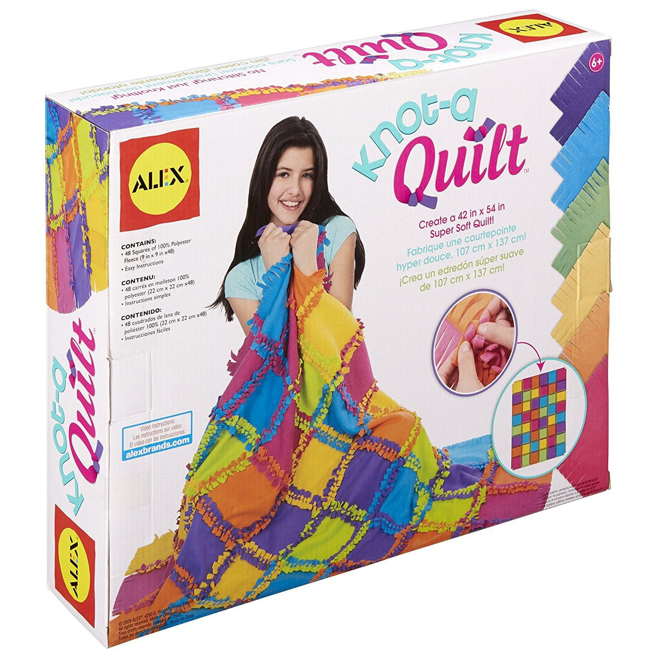 ALEX Toys Knot-A-Quilt Craft Kit