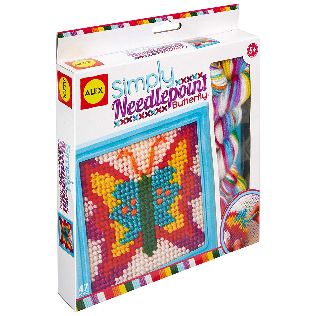 Alex Toys Simply Needlepoint Butterfly Craft Kit