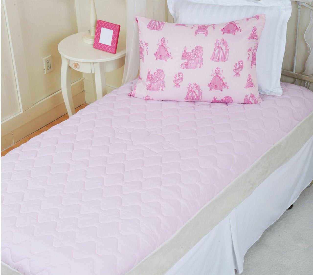 Disney Princesses Quilted Mattress Pad, Twin