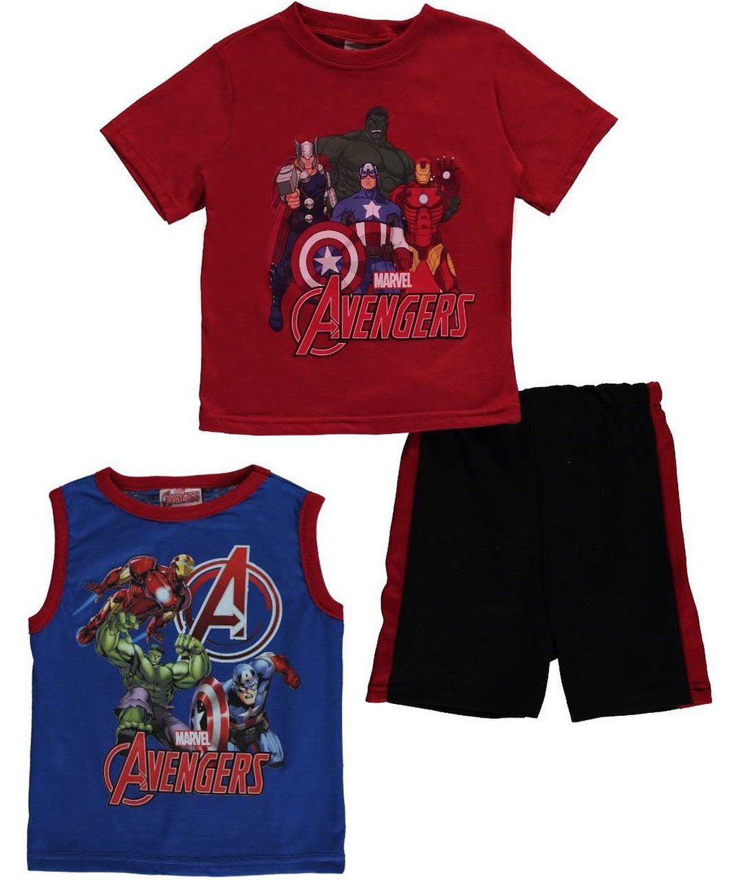 Avengers Little Boys' Toddler "Heroes Unite" 3-Piece Outfit (3T)
