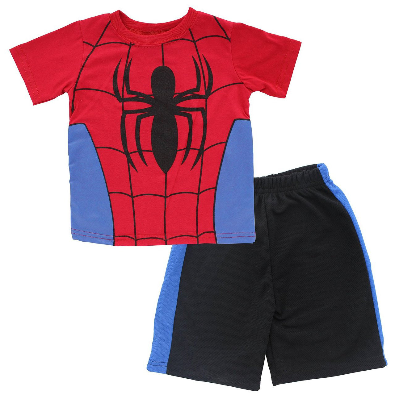 Marvel Spiderman Toddler Boys' "Spidey" 2-Piece T-Shirt & Shorts Set (2T)