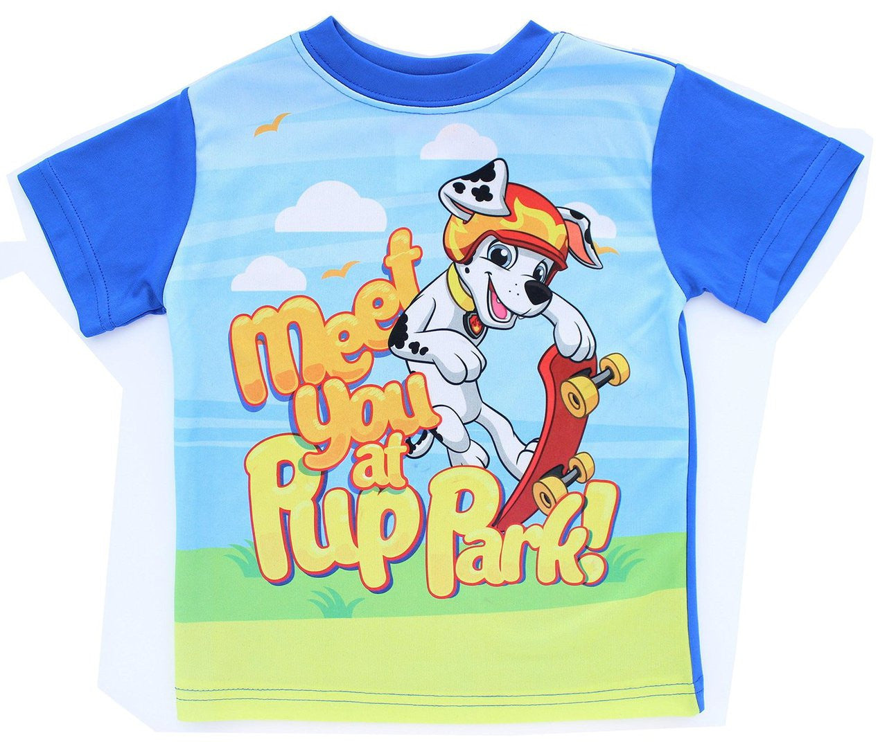 Paw Patrol Toddler Boys' "Meet You at the Pup Park" 2-Piece T-Shirt & Shorts Set (2T)