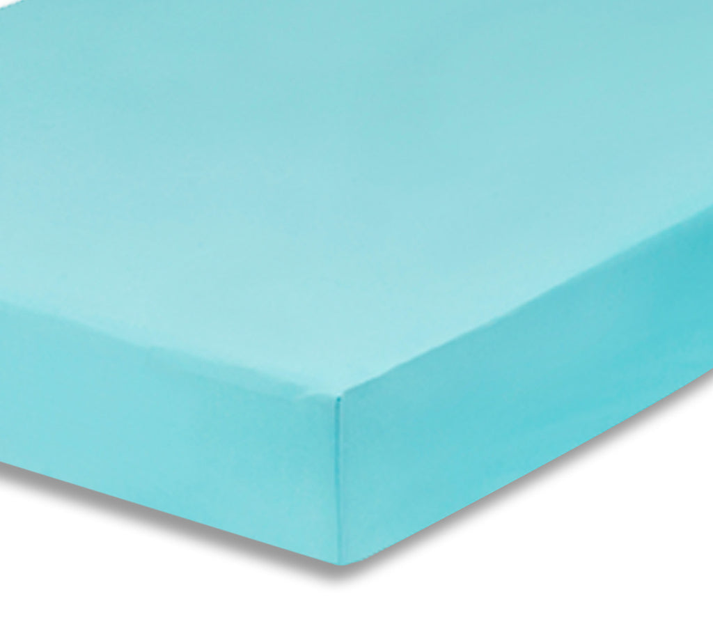 Everyday Kids Fitted Crib Sheet - Aqua