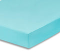 Everyday Kids Fitted Crib Sheet - Aqua