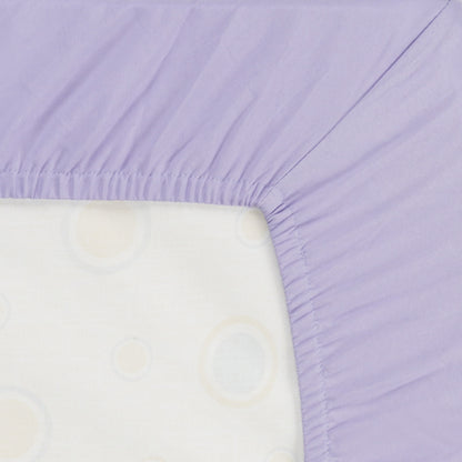 Everyday Kids Fitted Crib Sheet - Lavender