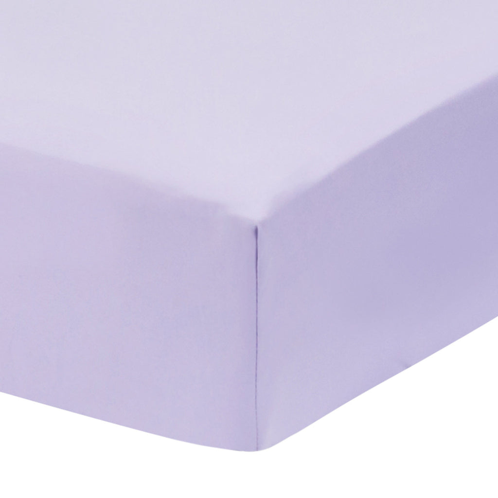 Everyday Kids Fitted Crib Sheet - Lavender