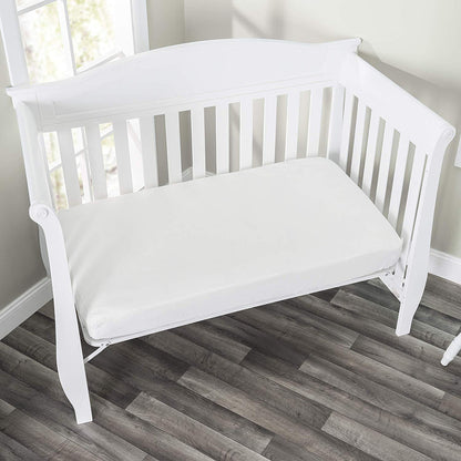 Everyday Kids Fitted Crib Sheet - White