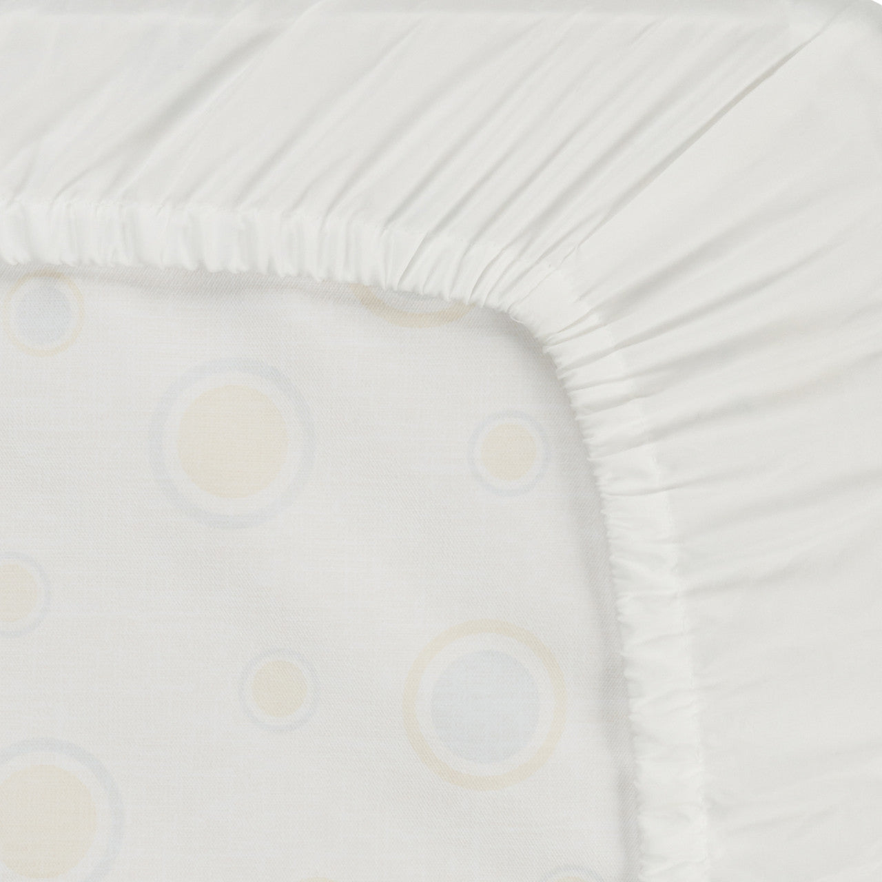 Everyday Kids Fitted Crib Sheet - White