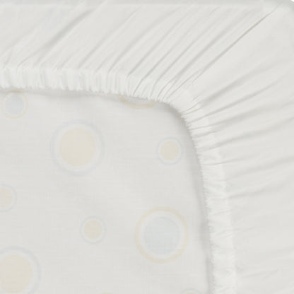 Everyday Kids Fitted Crib Sheet - White