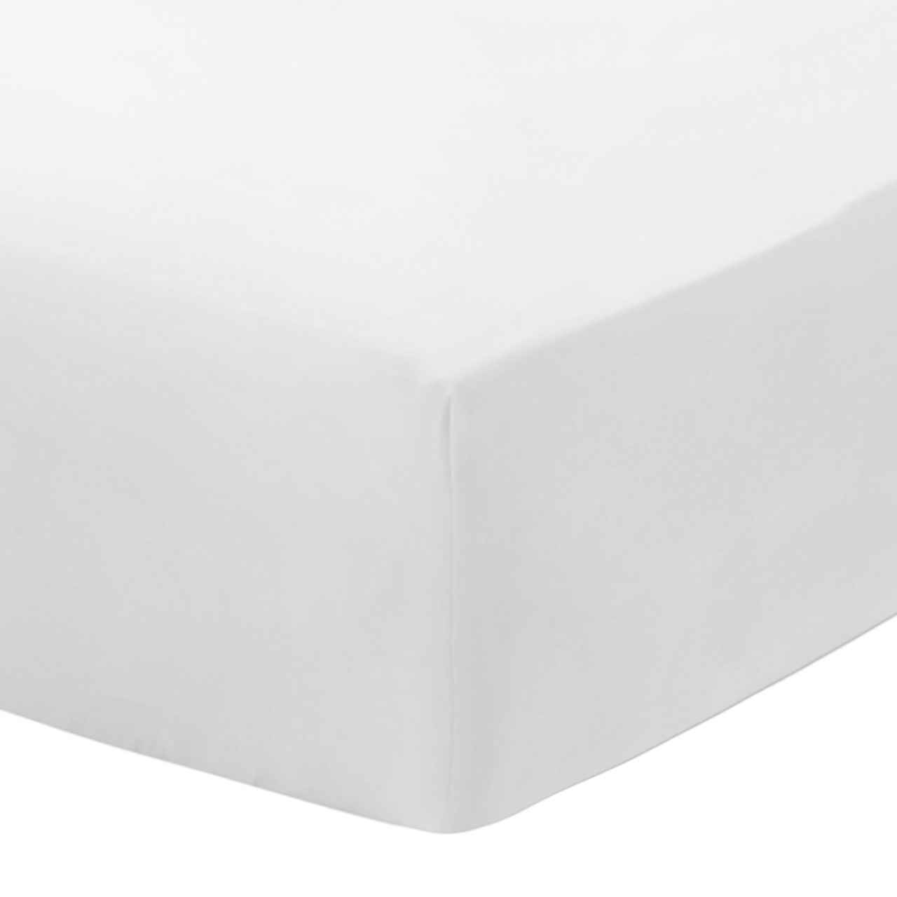 Everyday Kids Fitted Crib Sheet - White