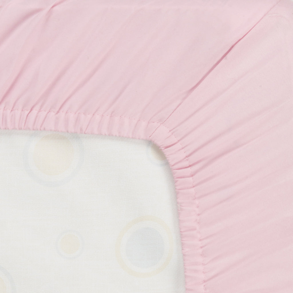 Everyday Kids Fitted Crib Sheet - Pink