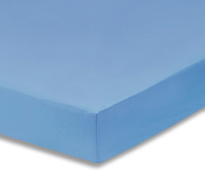Everyday Kids 2 Pack Fitted Boys Crib Sheet - Train/Light Blue