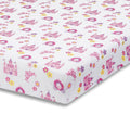 Everyday Kids Fitted Crib Sheet - Princess Storyland