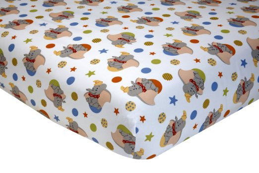 Disney Dumbo 2 Piece Crib Sheet Set