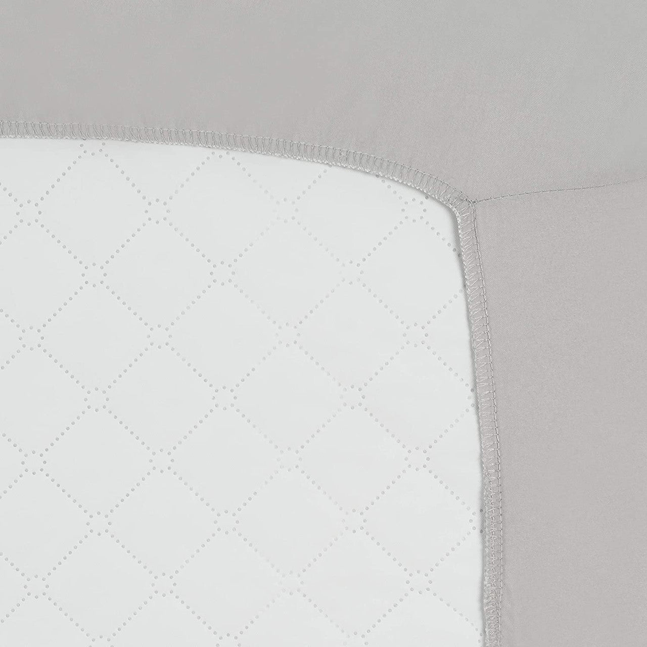 EVERYDAY KIDS Quilted Pack N' Play Playard Sheet - Grey