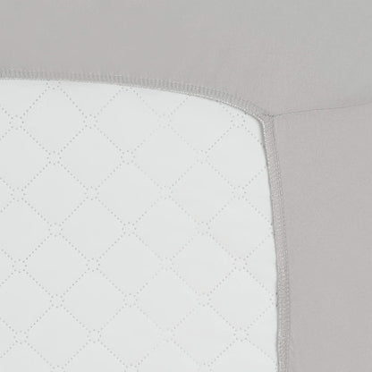 EVERYDAY KIDS Quilted Pack N' Play Playard Sheet - Grey