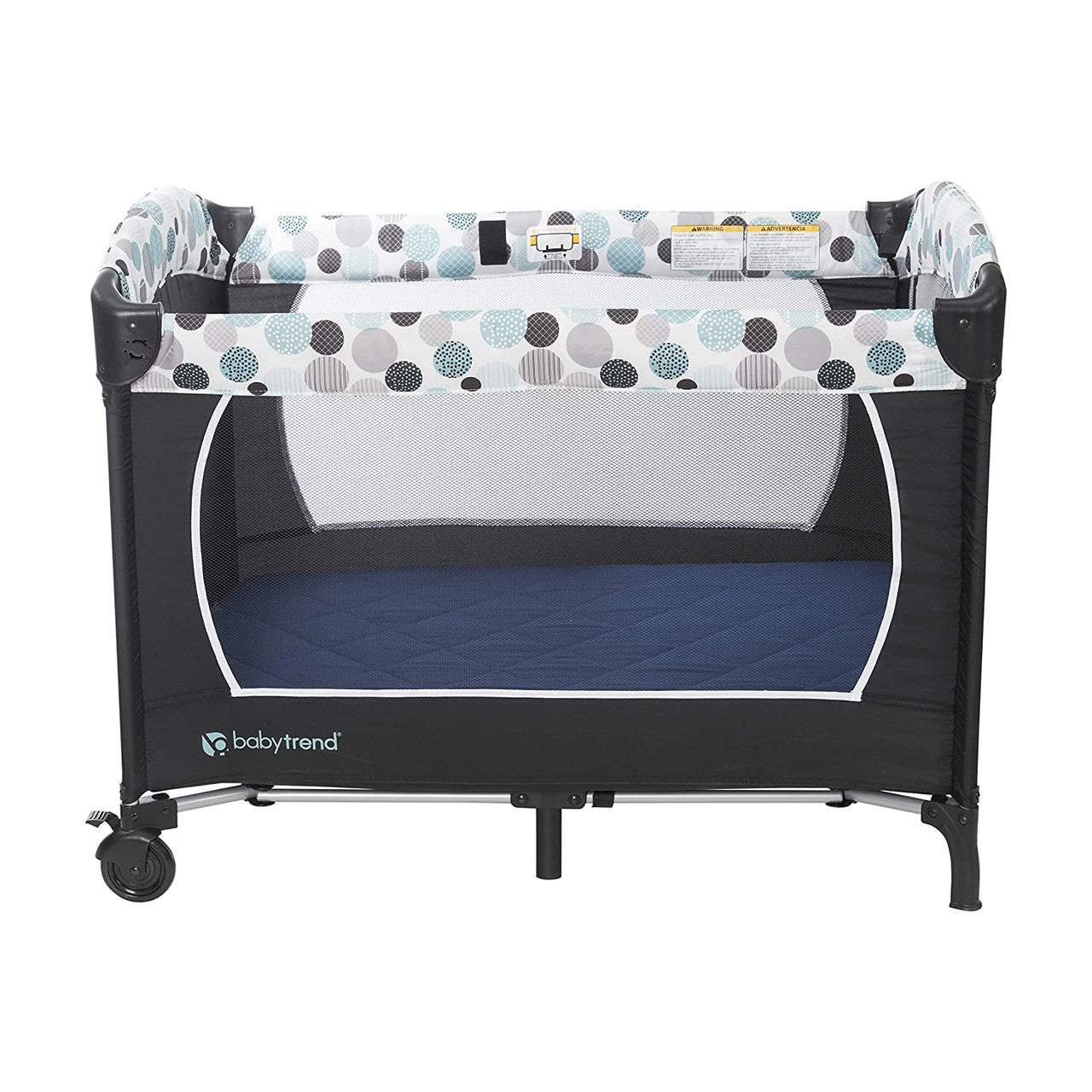 EVERYDAY KIDS Quilted Pack N' Play Playard Sheet - Navy