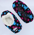 Monster High Girls Slipper Socks Shoe Size 8-13