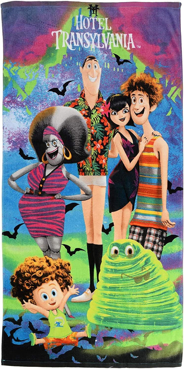 Hotel Transylvania Beach Towel Cotton 28" x 58"