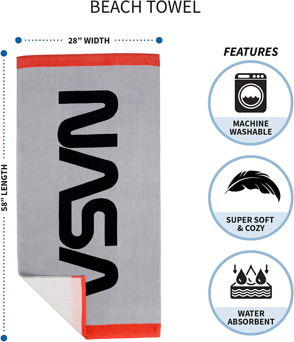 NASA Beach Towel 28"x58"
