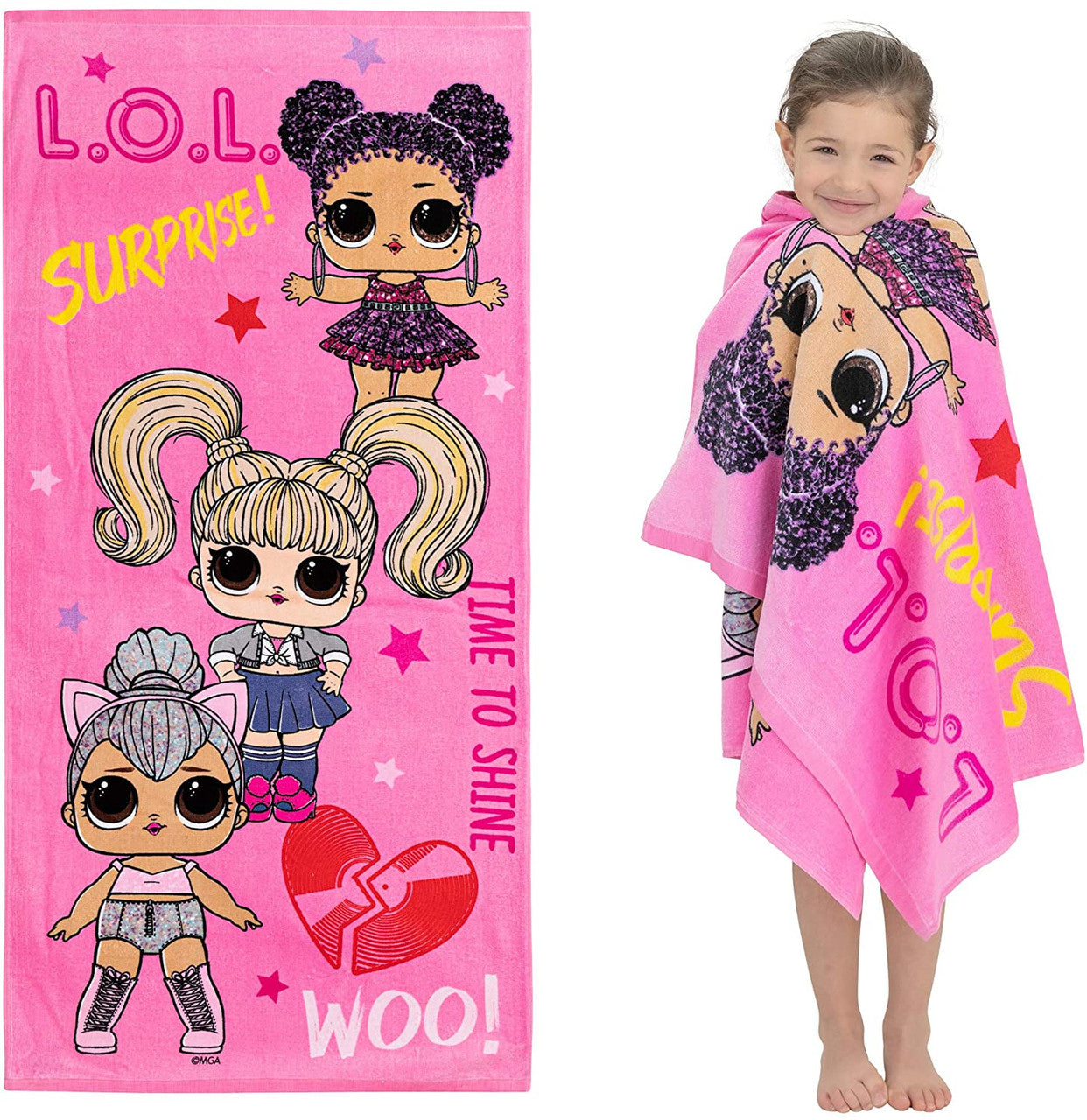 L.O.L. Surprise ReMix Beach Towel