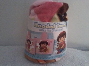 Dora Puppy Hooded Towel 24 IN. X 44 IN. [61 CM X 112 CM]