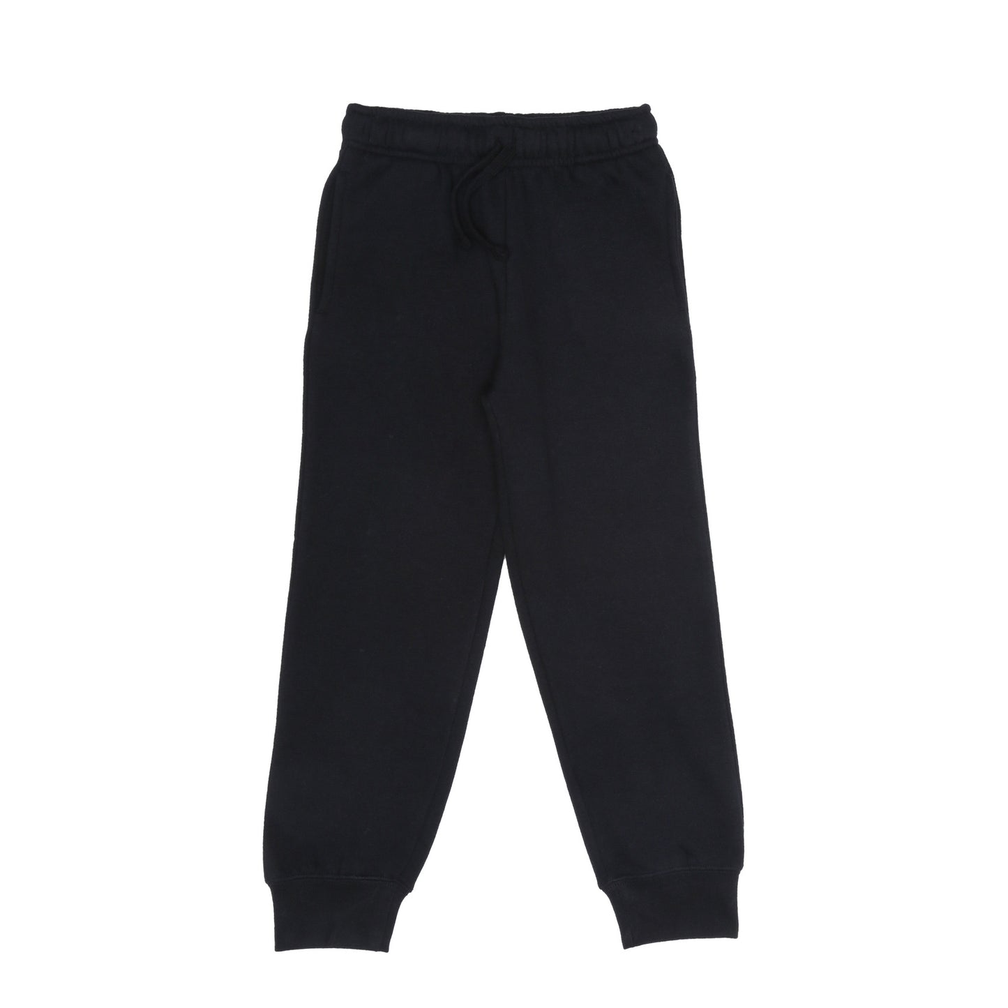EVERYDAY KIDS Girls’ Black Cotton Fleece Sweatpants