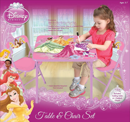 Disney Princess Activity Table & Chairs Set