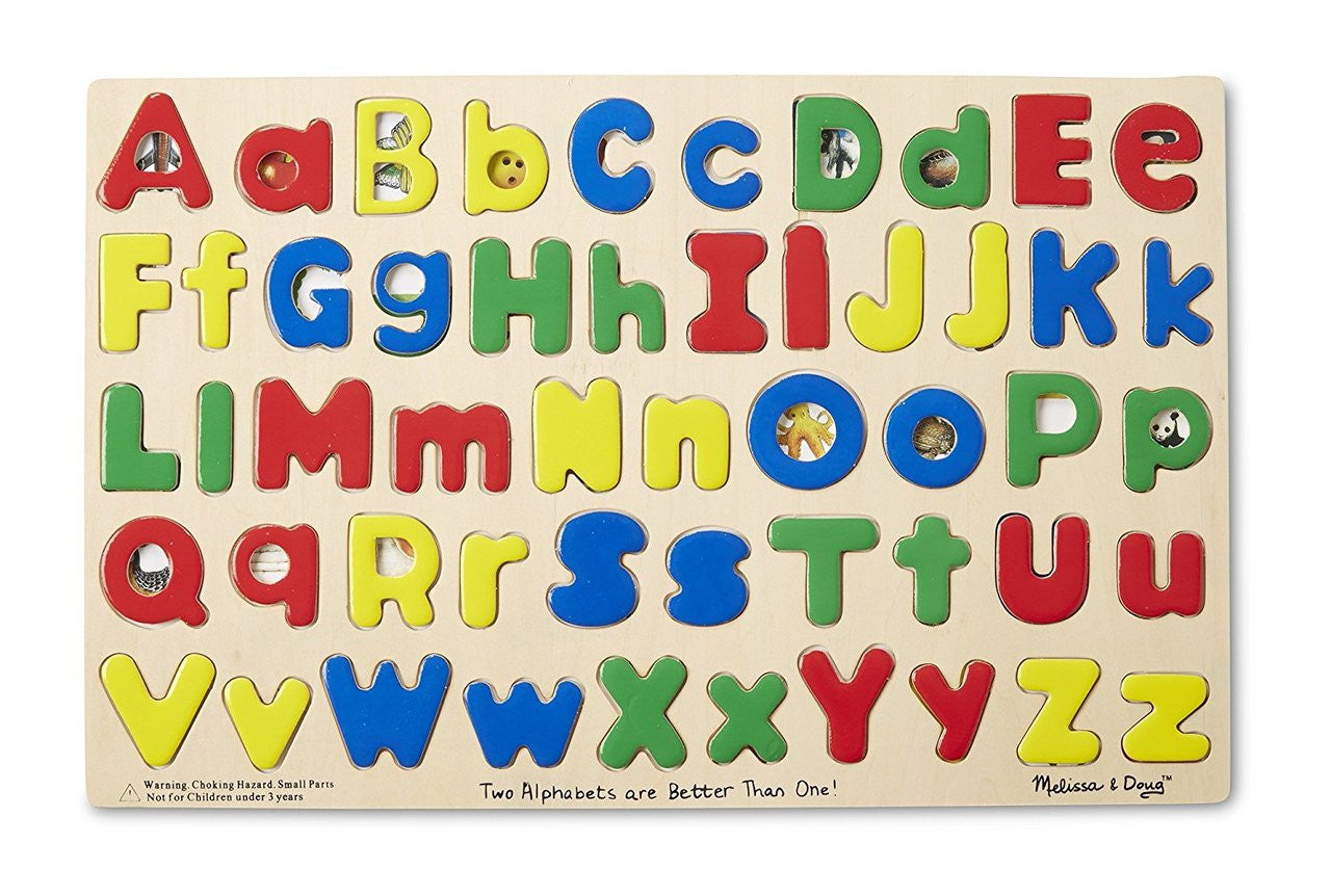 Melissa & Doug Alphabet Letters Wooden Puzzle