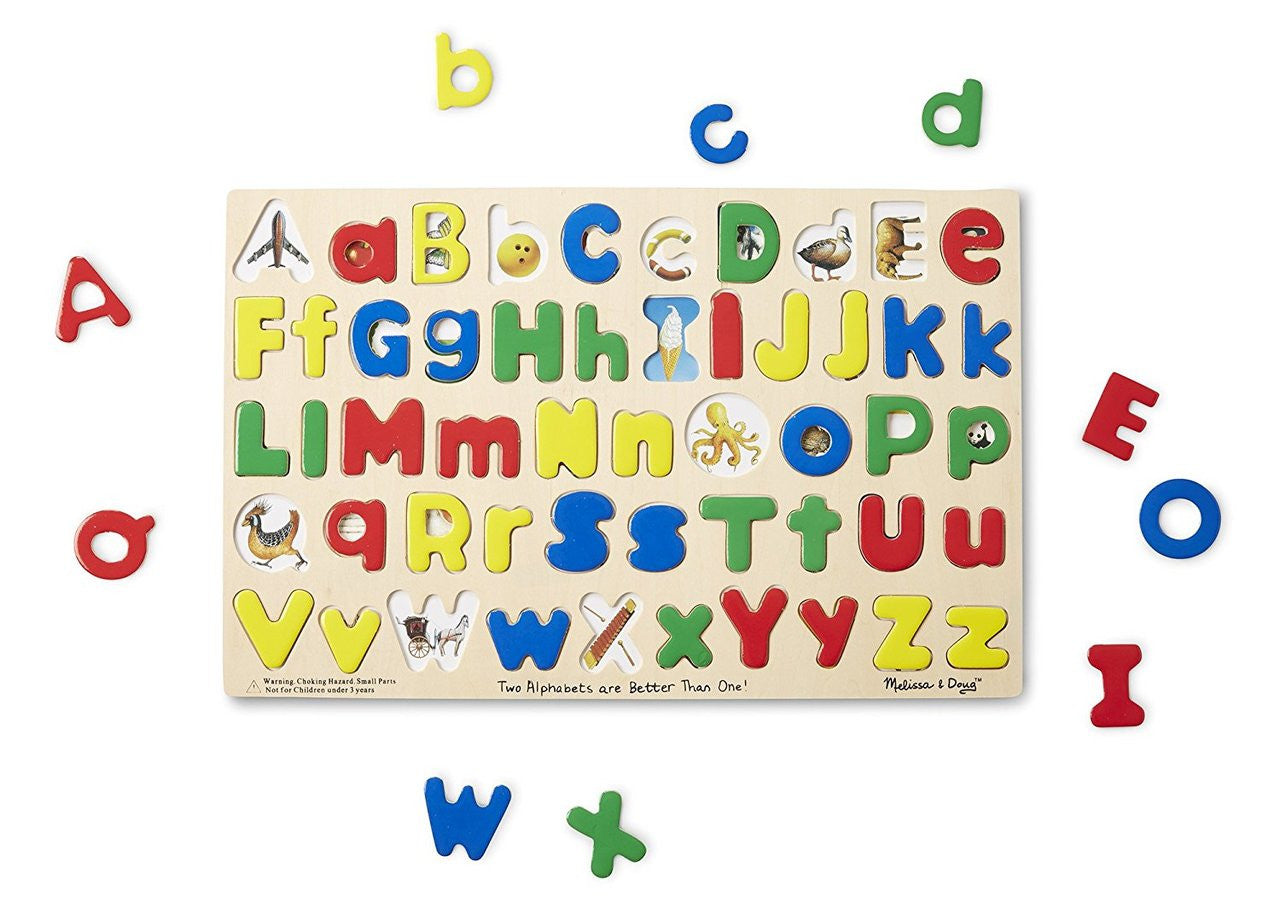Melissa & Doug Alphabet Letters Wooden Puzzle